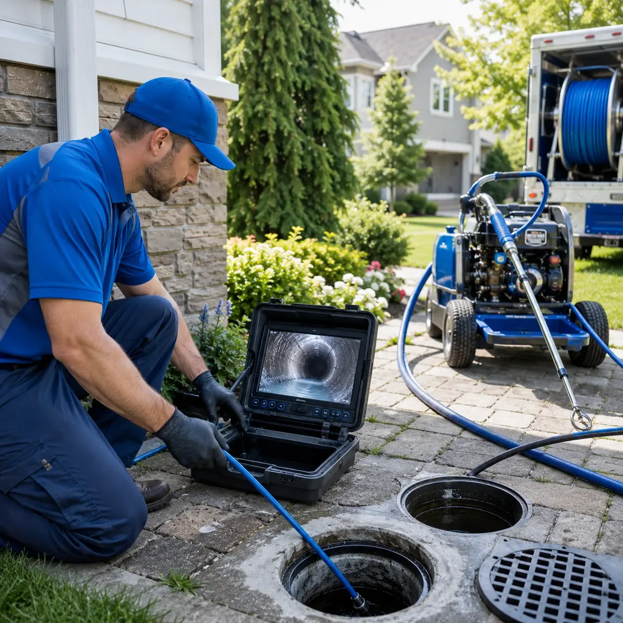 Outdoor drain cleaning professionals serving Carrolltown, PA